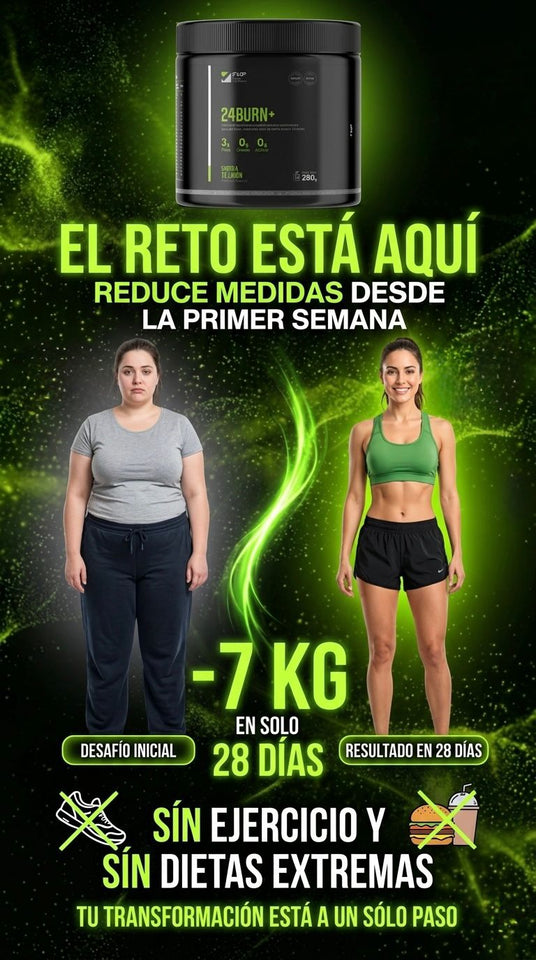 QUEMADOR DE GRASA 24 BURN, tu dosis diaria de juventud