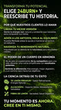 QUEMADOR DE GRASA 24 BURN, tu dosis diaria de juventud